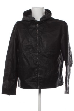 Męska skórzana kurtka Core By Jack & Jones, Rozmiar XXL, Kolor Czarny, Cena 151,93 zł