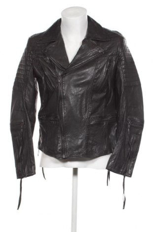 Ανδρικό δερμάτινο μπουφάν Trueprodigy, Μέγεθος L, Χρώμα Μαύρο, Τιμή 216,78 €