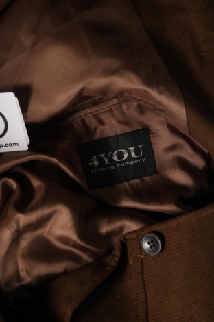 Ανδρικό σακάκι 4You, Μέγεθος XL, Χρώμα Καφέ, Τιμή 4,36 €