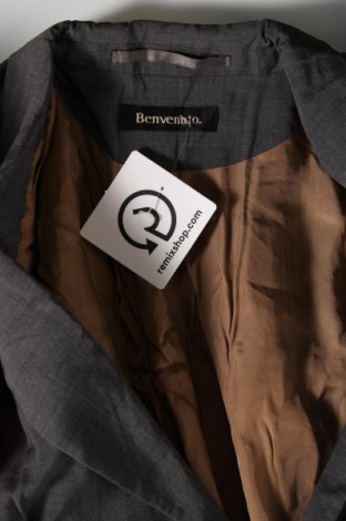 Ανδρικό σακάκι Benvenuto, Μέγεθος XL, Χρώμα Γκρί, Τιμή 3,51 €