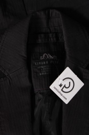Ανδρικό σακάκι S.Oliver, Μέγεθος M, Χρώμα Μαύρο, Τιμή 13,30 €