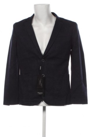 Ανδρικό σακάκι Selected, Μέγεθος L, Χρώμα Μπλέ, Τιμή 7,45 €