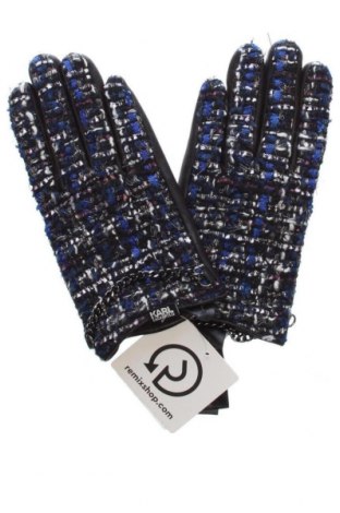 Ръкавици Karl Lagerfeld, Цвят Многоцветен, Цена 140,00 лв.