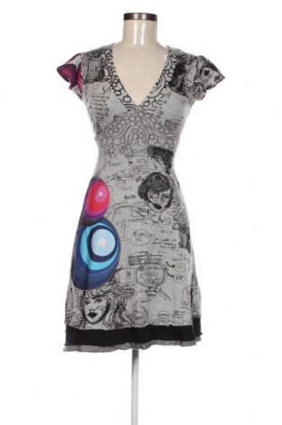 Kleid Desigual, Größe XS, Farbe Grau, Preis 41,06 €