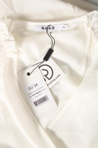 Šaty  NA-KD, Velikost XS, Barva Bílá, Cena  1 478,00 Kč