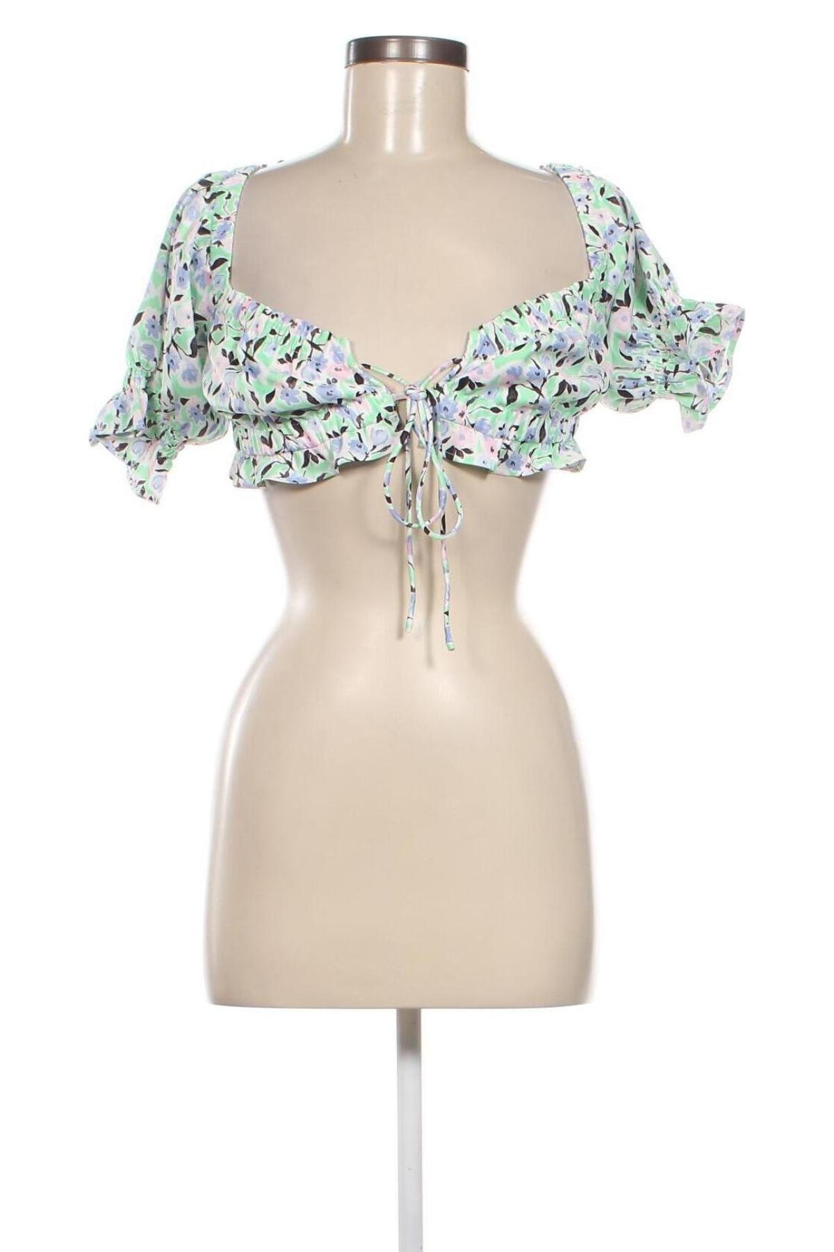 Γυναικεία μπλούζα Gina Tricot, Μέγεθος XS, Χρώμα Πολύχρωμο, Τιμή 3,30 €