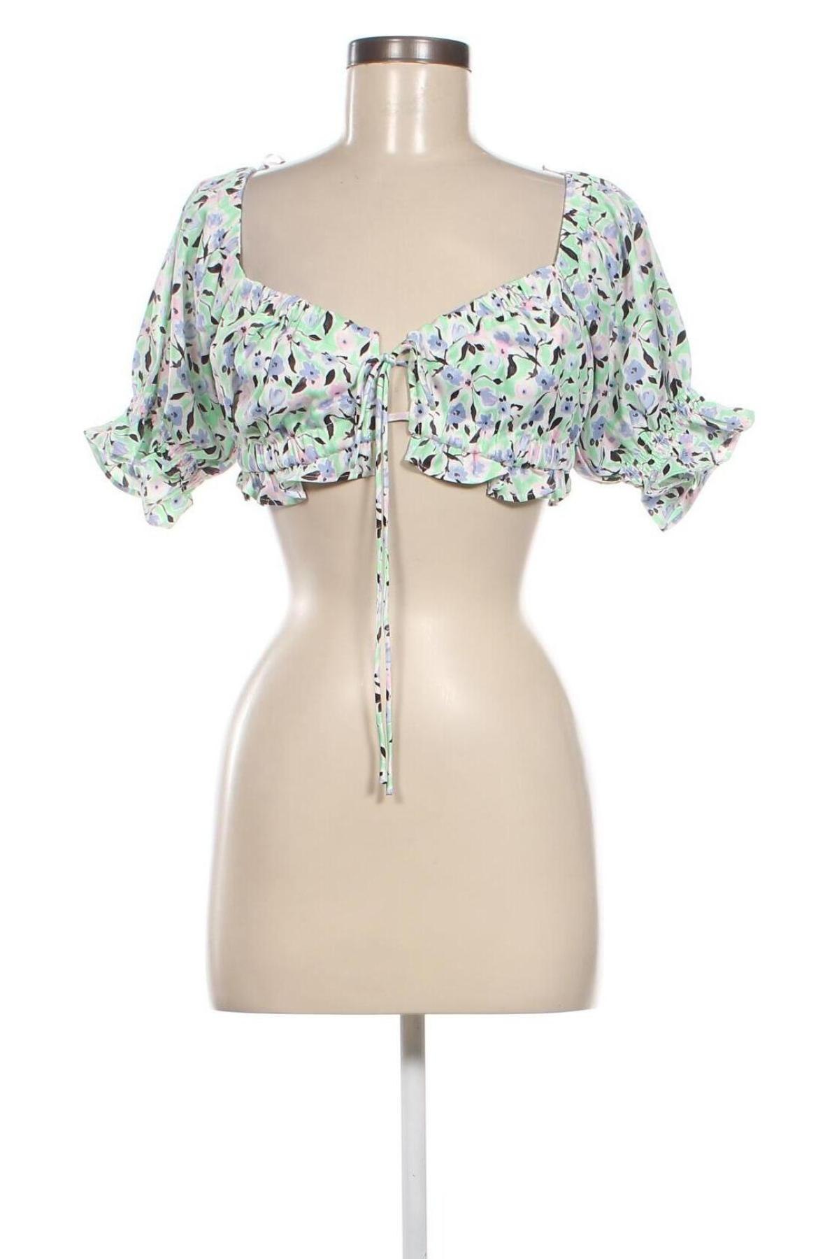 Дамска блуза Gina Tricot, Размер M, Цвят Многоцветен, Цена 6,40 лв.
