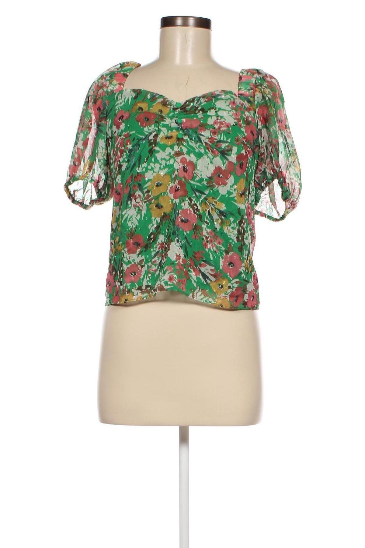 Дамска блуза Naf Naf, Размер XS, Цвят Многоцветен, Цена 72,00 лв.