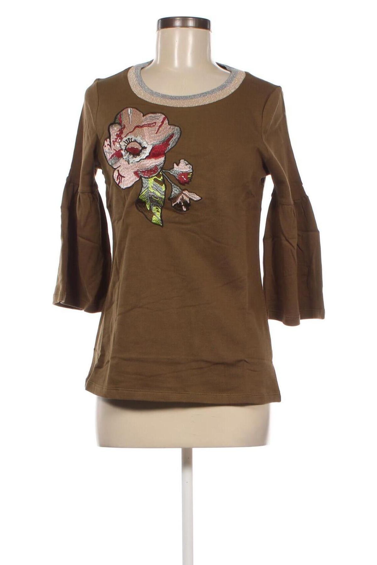 Дамска блуза Rick Cardona, Размер S, Цвят Зелен, Цена 72,00 лв.