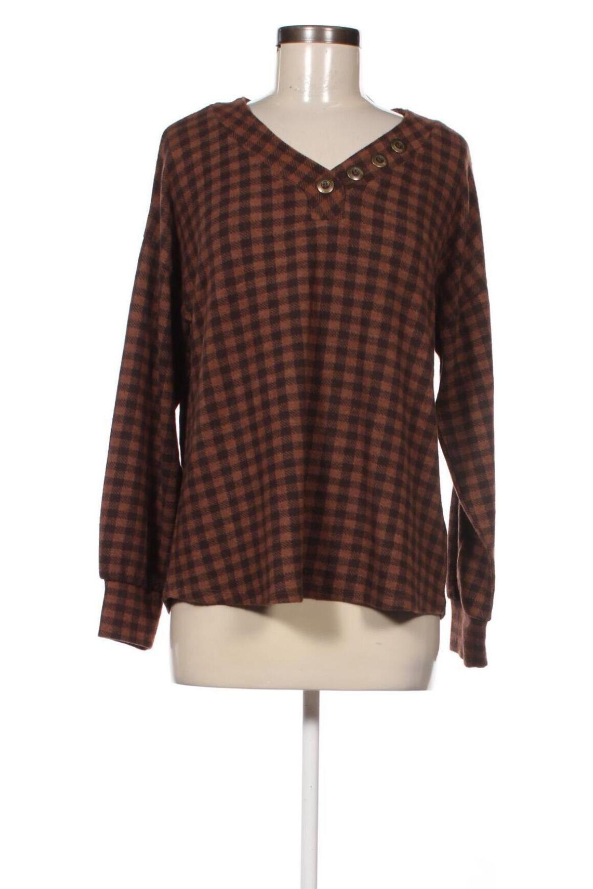 Дамска блуза Soft Surroundings, Размер M, Цвят Кафяв, Цена 4,08 лв.
