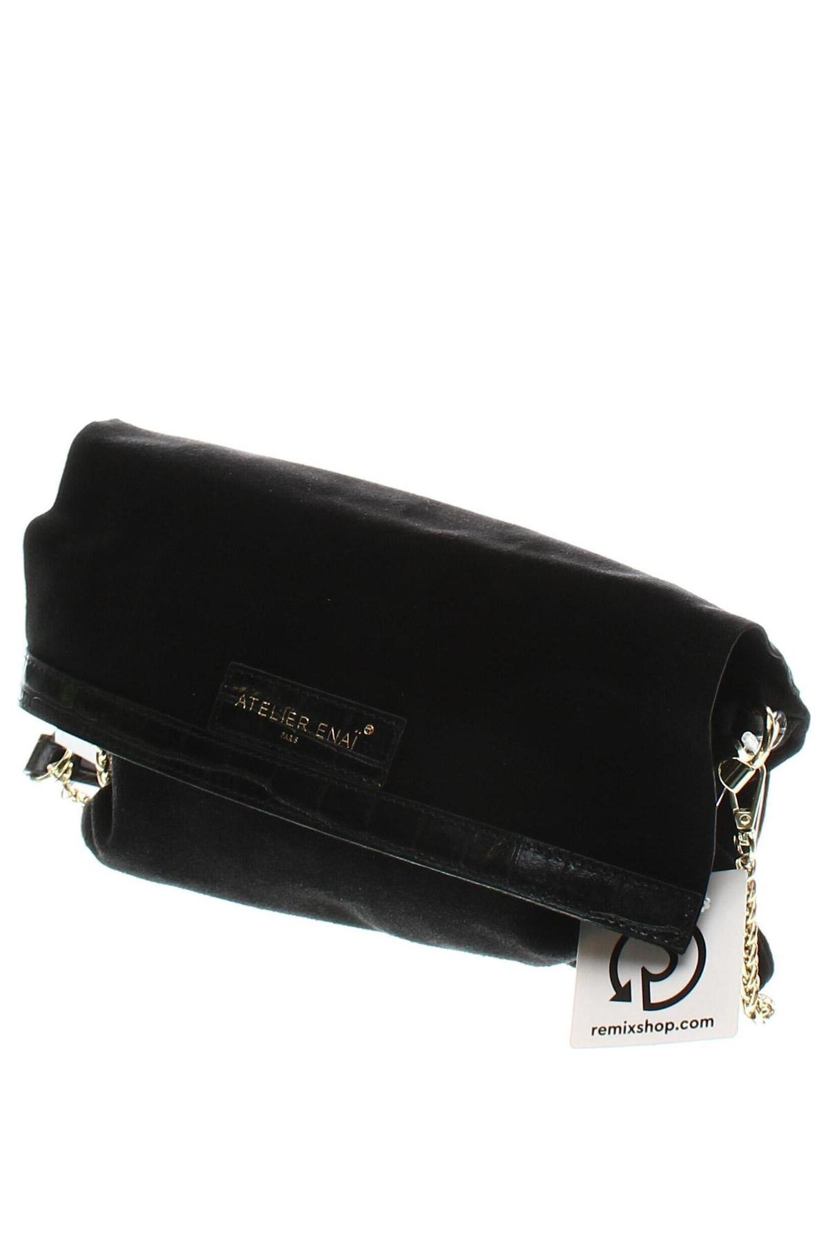 Дамска чанта Atelier Enai, Цвят Черен, Цена 489,00 лв.