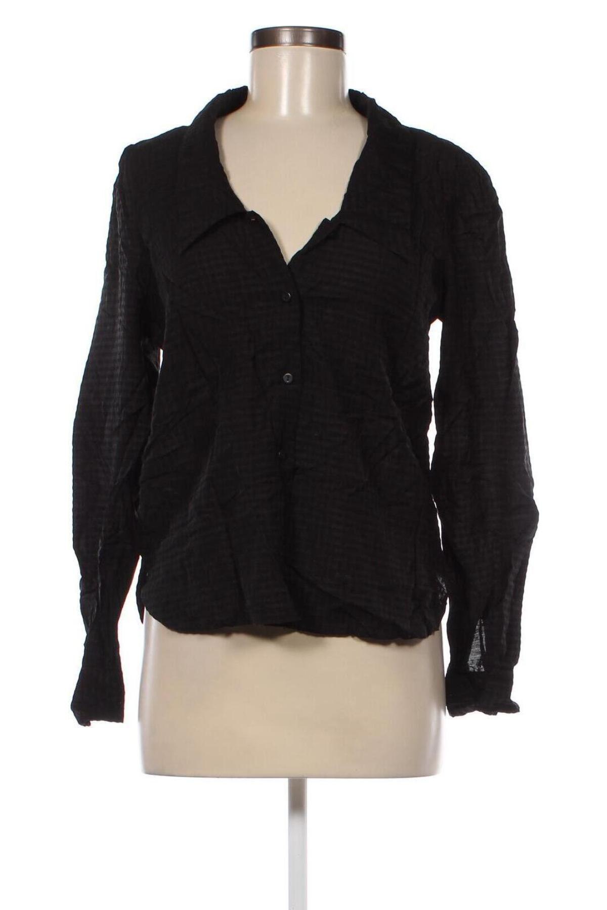 Γυναικείο πουκάμισο MSCH, Μέγεθος S, Χρώμα Μαύρο, Τιμή 1,63 €
