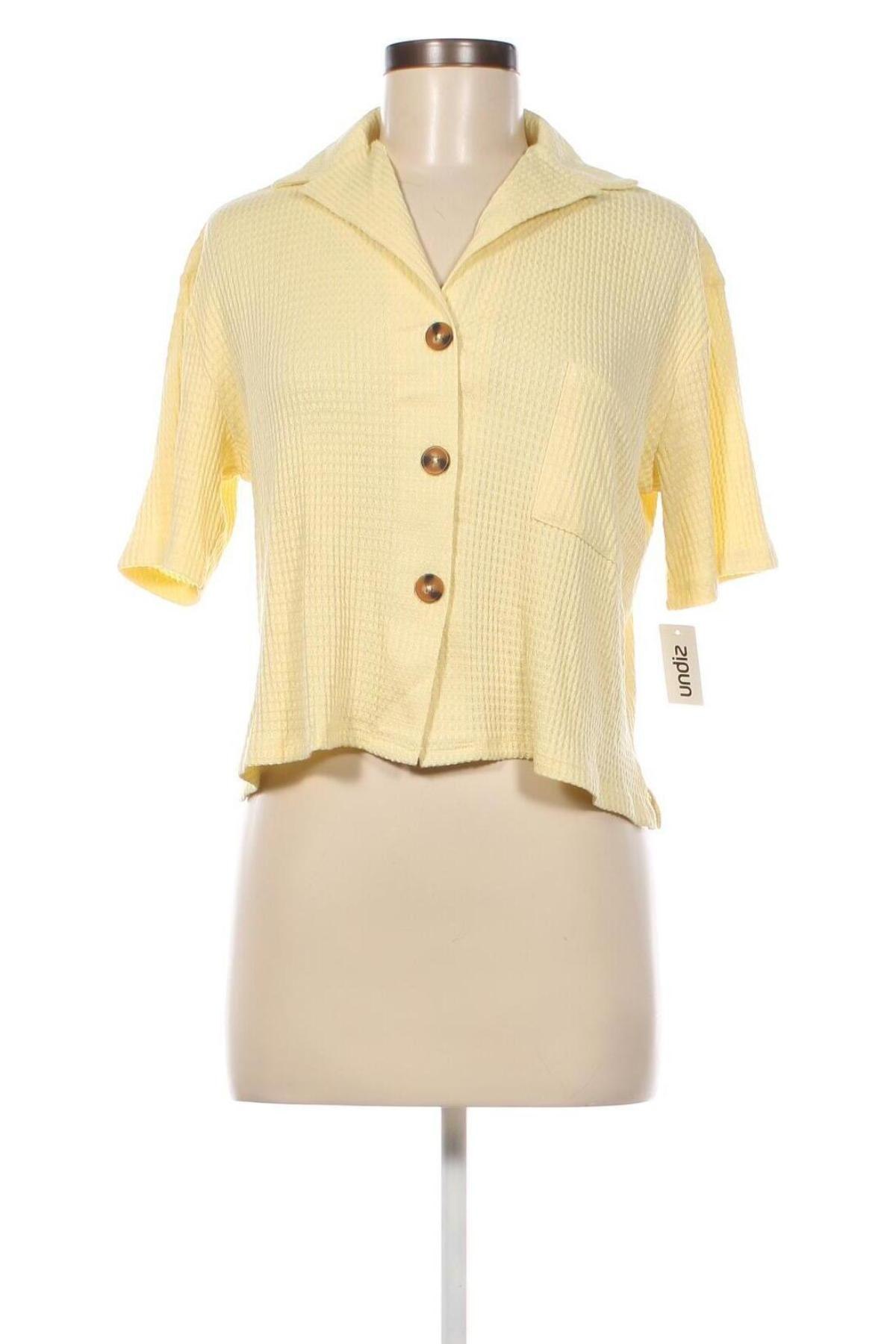 Дамска риза Undiz, Размер XS, Цвят Жълт, Цена 72,00 лв.