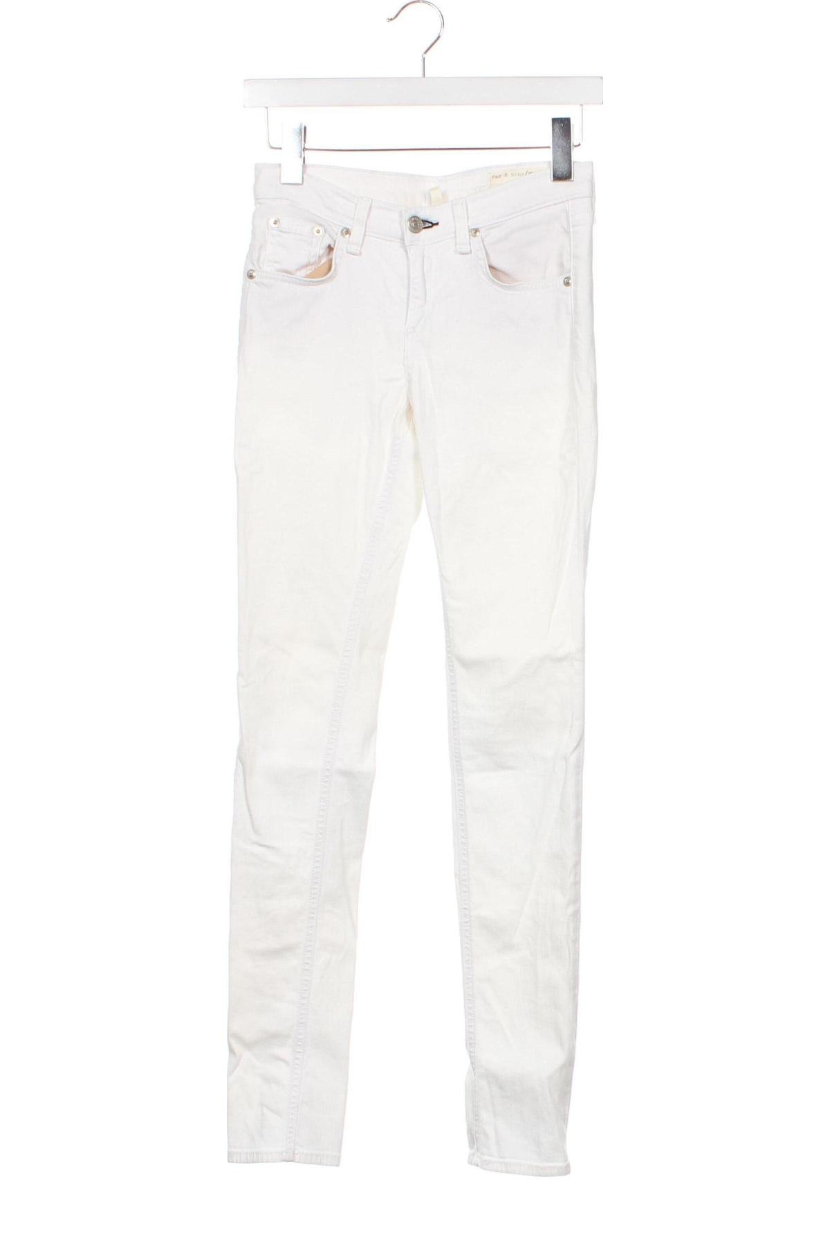Damskie jeansy Rag & Bone, Rozmiar XS, Kolor Biały, Cena 313,46 zł