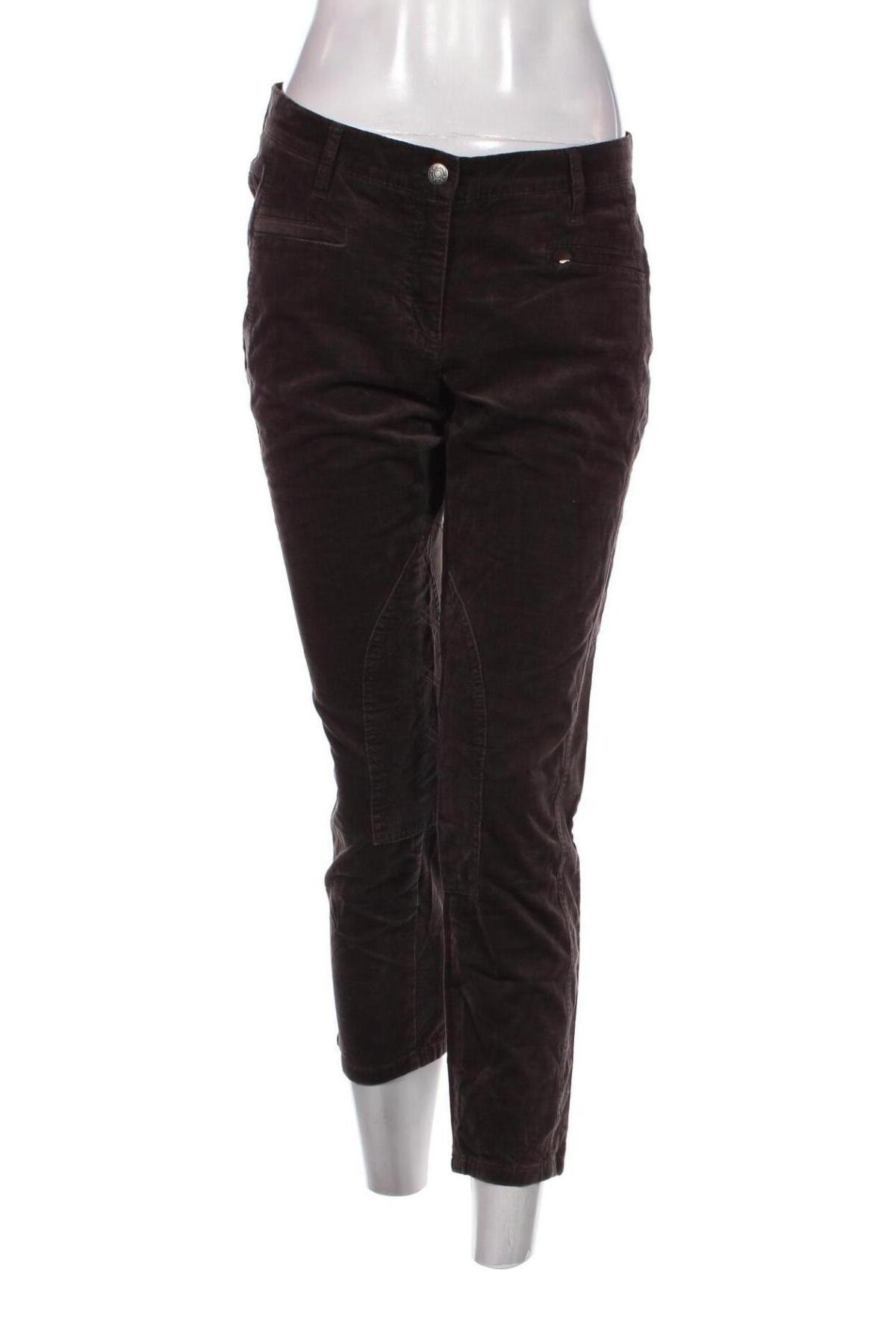 Γυναικείο κοτλέ παντελόνι Brax, Μέγεθος M, Χρώμα Καφέ, Τιμή 3,94 €