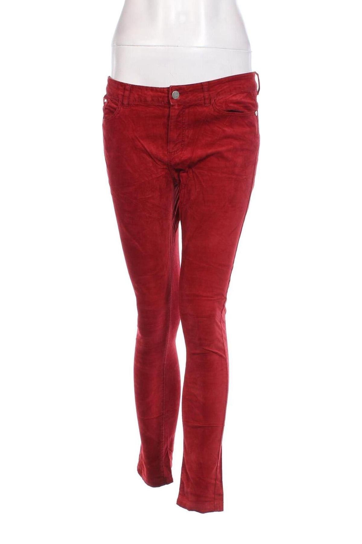 Γυναικείο κοτλέ παντελόνι One Step, Μέγεθος M, Χρώμα Κόκκινο, Τιμή 2,52 €