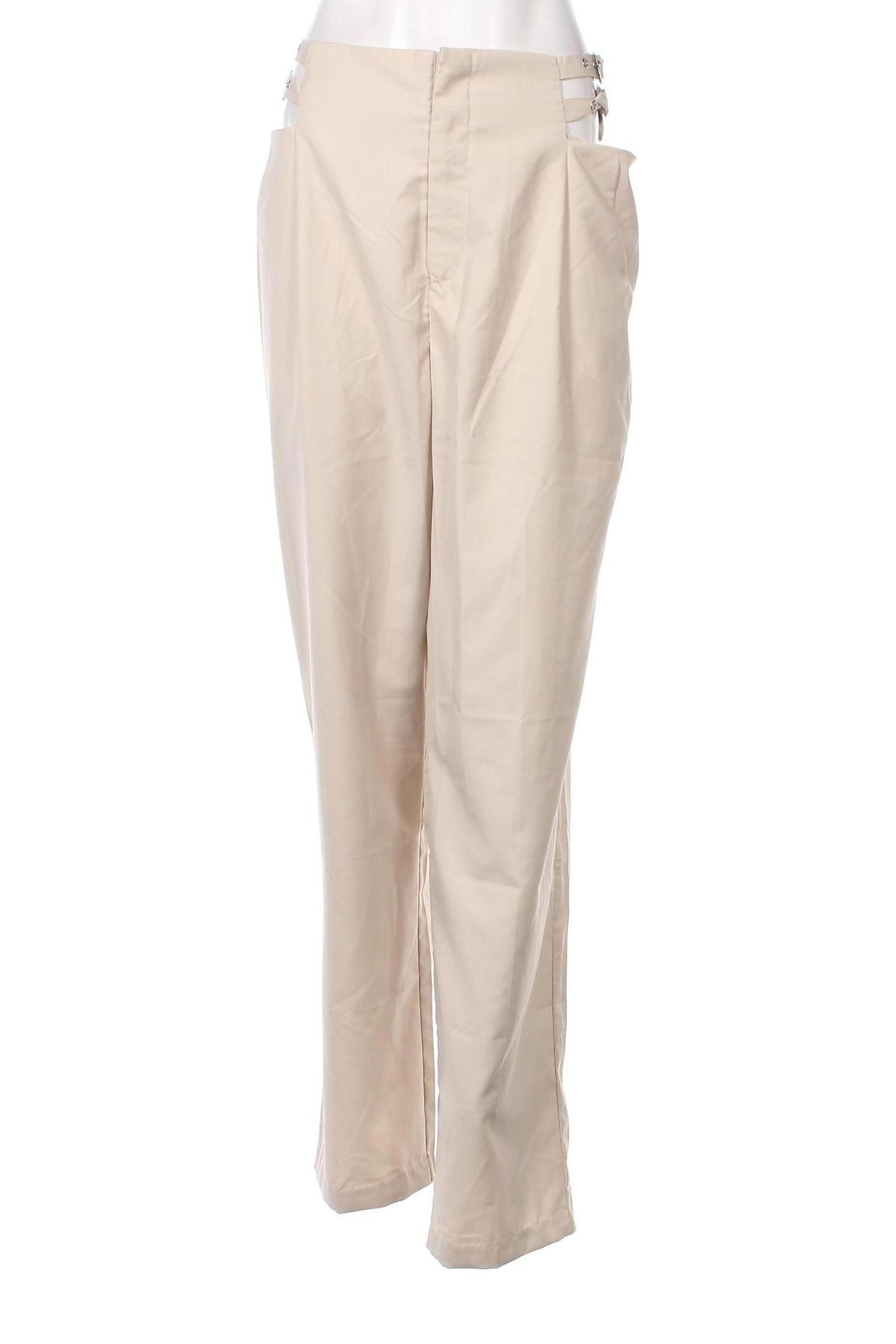 Γυναικείο παντελόνι Nly Trend, Μέγεθος XL, Χρώμα  Μπέζ, Τιμή 5,69 €