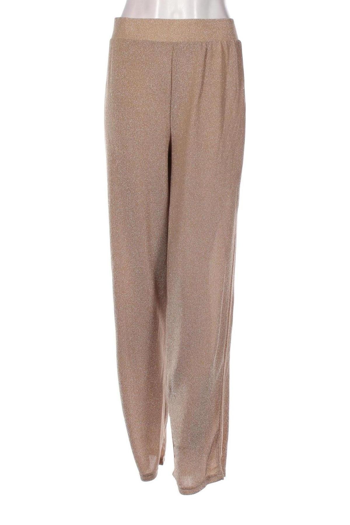 Pantaloni de femei Pieces, Mărime M, Culoare Bej, Preț 23,09 Lei