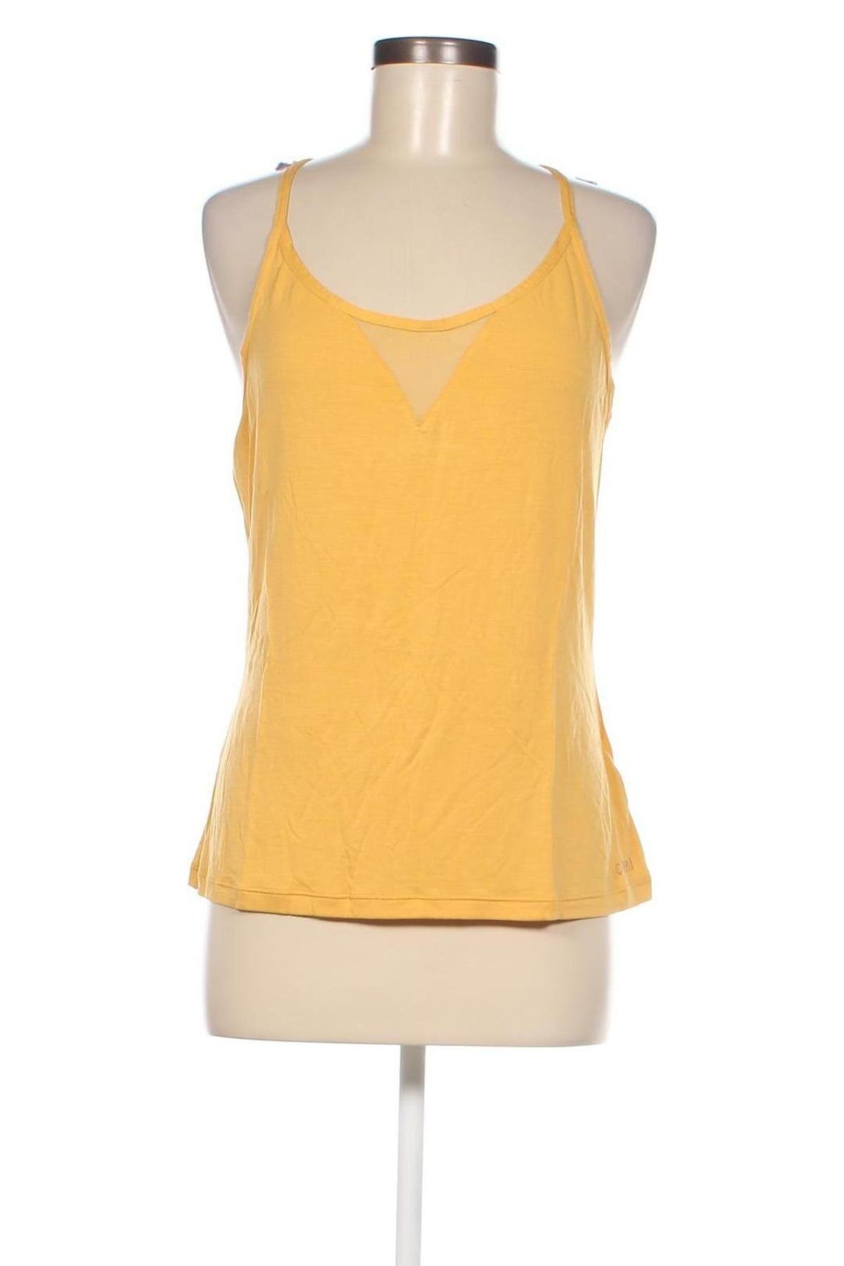 Γυναικείο αμάνικο μπλουζάκι Casall, Μέγεθος XL, Χρώμα Κίτρινο, Τιμή 4,19 €