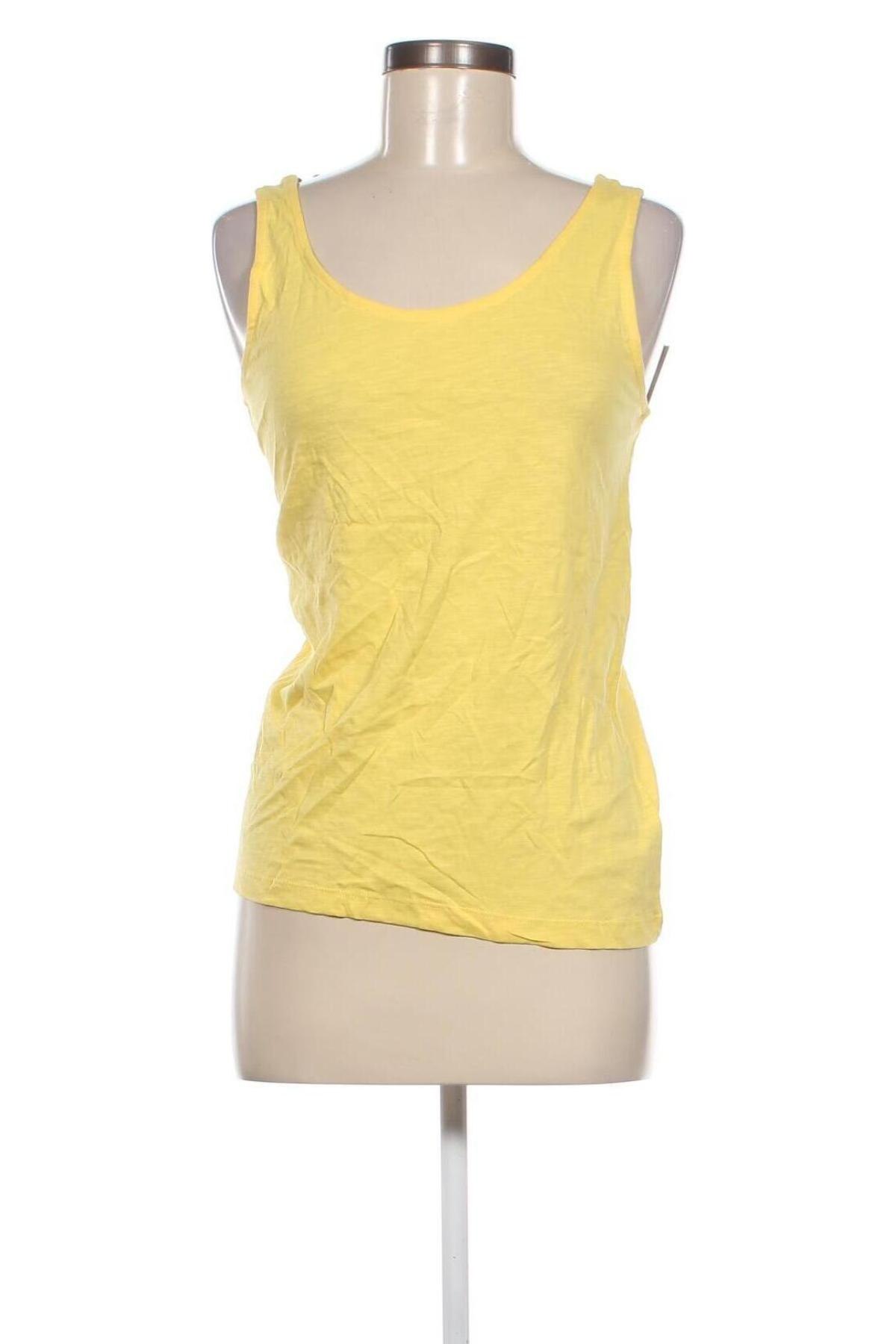 Γυναικείο αμάνικο μπλουζάκι Moodo, Μέγεθος L, Χρώμα Κίτρινο, Τιμή 4,63 €