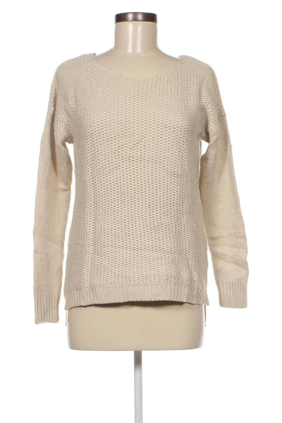Дамски пуловер Amisu, Размер S, Цвят Бежов, Цена 4,93 лв.