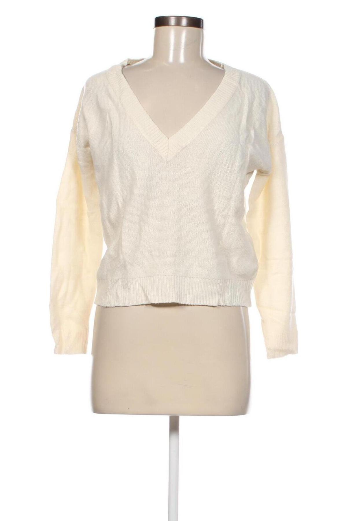 Γυναικείο πουλόβερ Brave Soul, Μέγεθος S, Χρώμα Εκρού, Τιμή 5,38 €