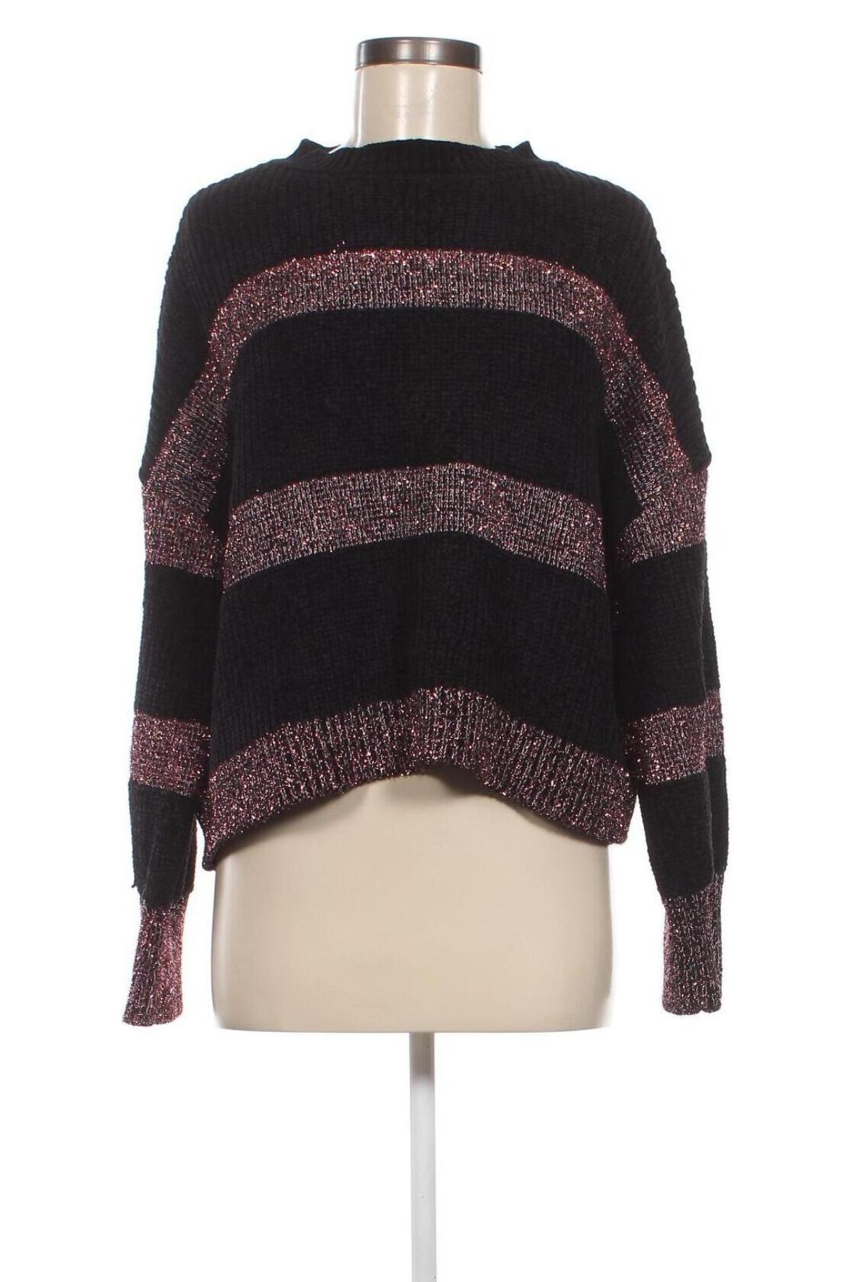 Дамски пуловер Clockhouse, Размер XL, Цвят Черен, Цена 5,22 лв.