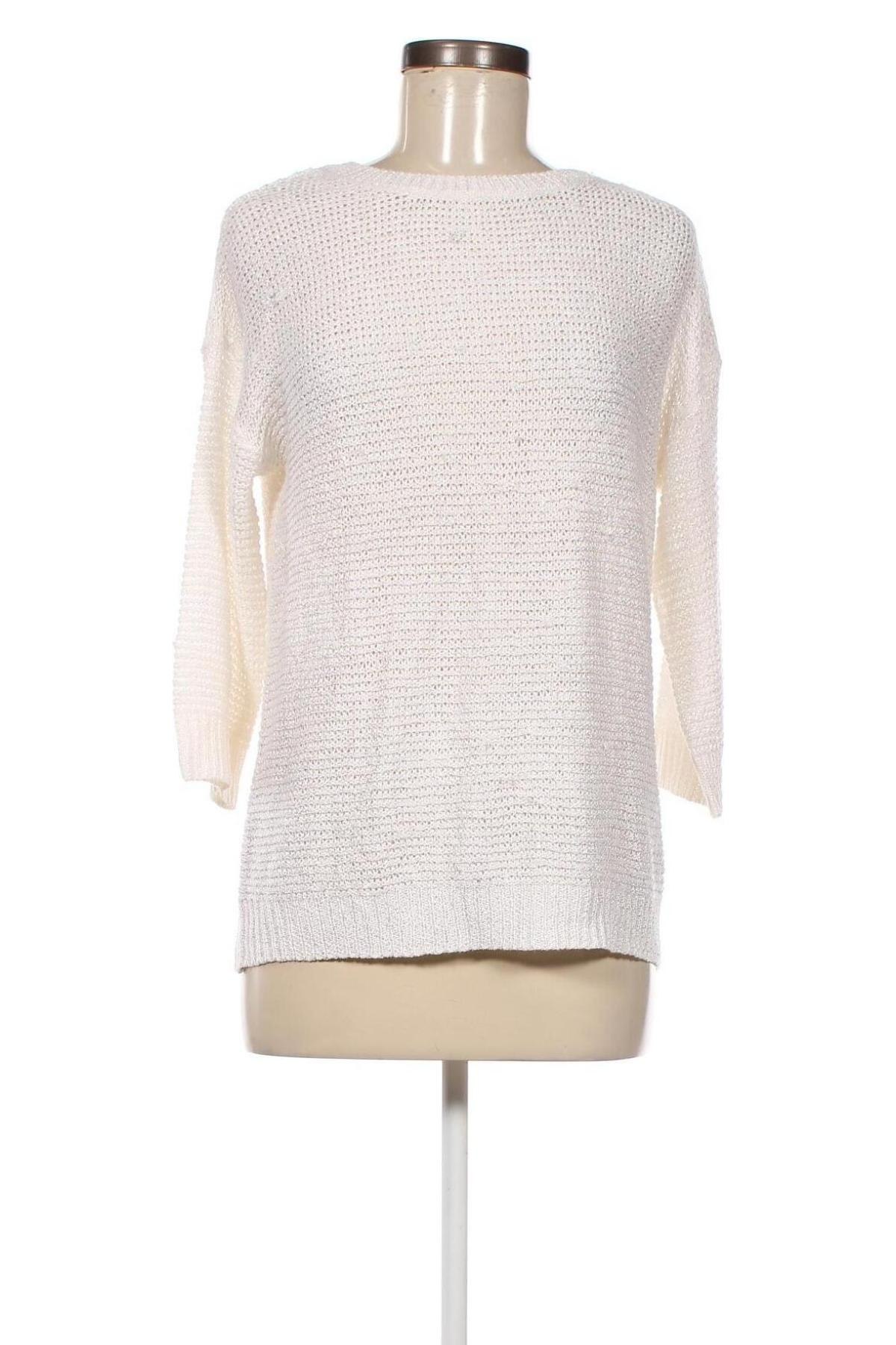 Дамски пуловер Cortefiel, Размер M, Цвят Бял, Цена 26,10 лв.