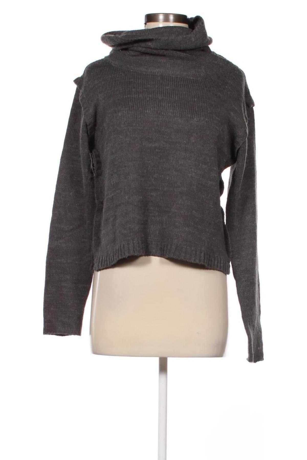 Дамски пуловер For Friends, Размер L, Цвят Сив, Цена 5,32 лв.