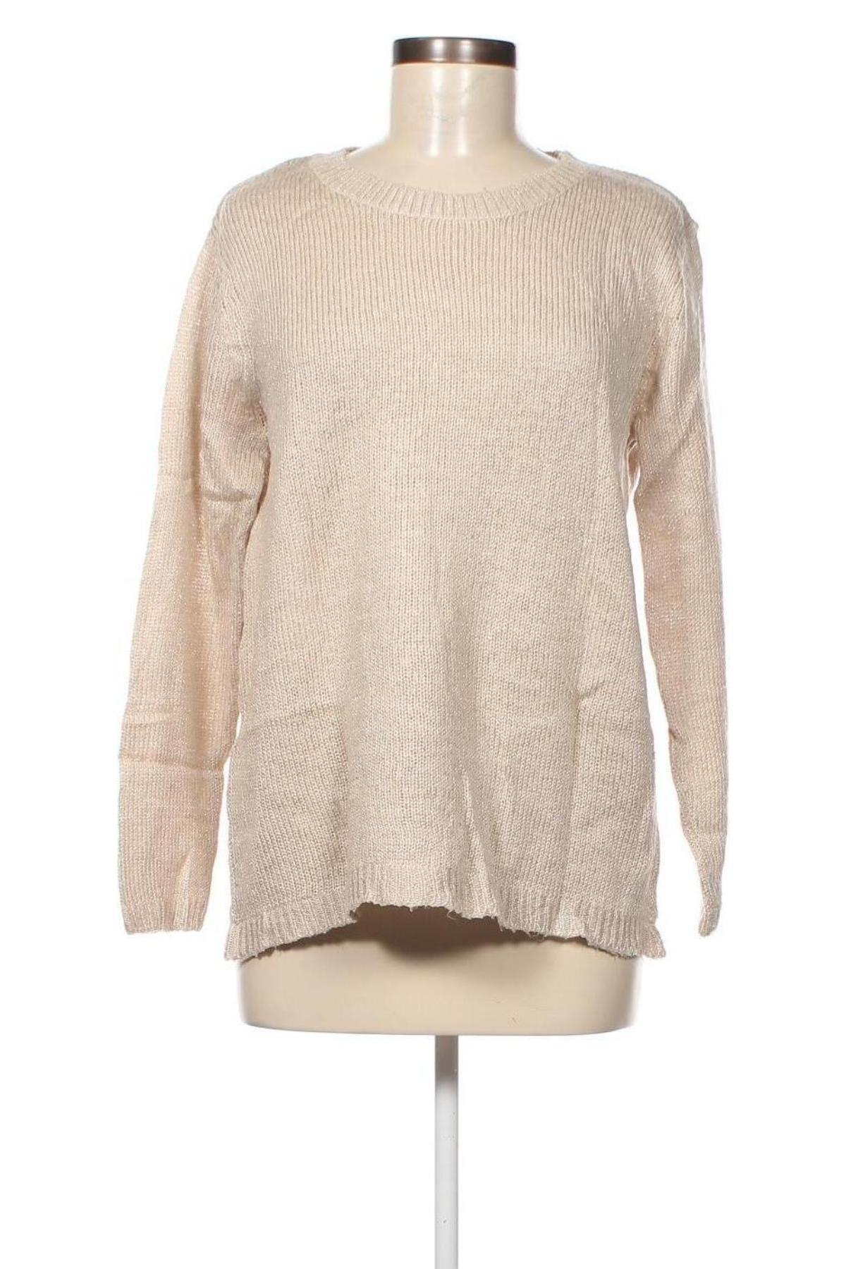 Дамски пуловер Mar Collection, Размер M, Цвят Бежов, Цена 4,35 лв.