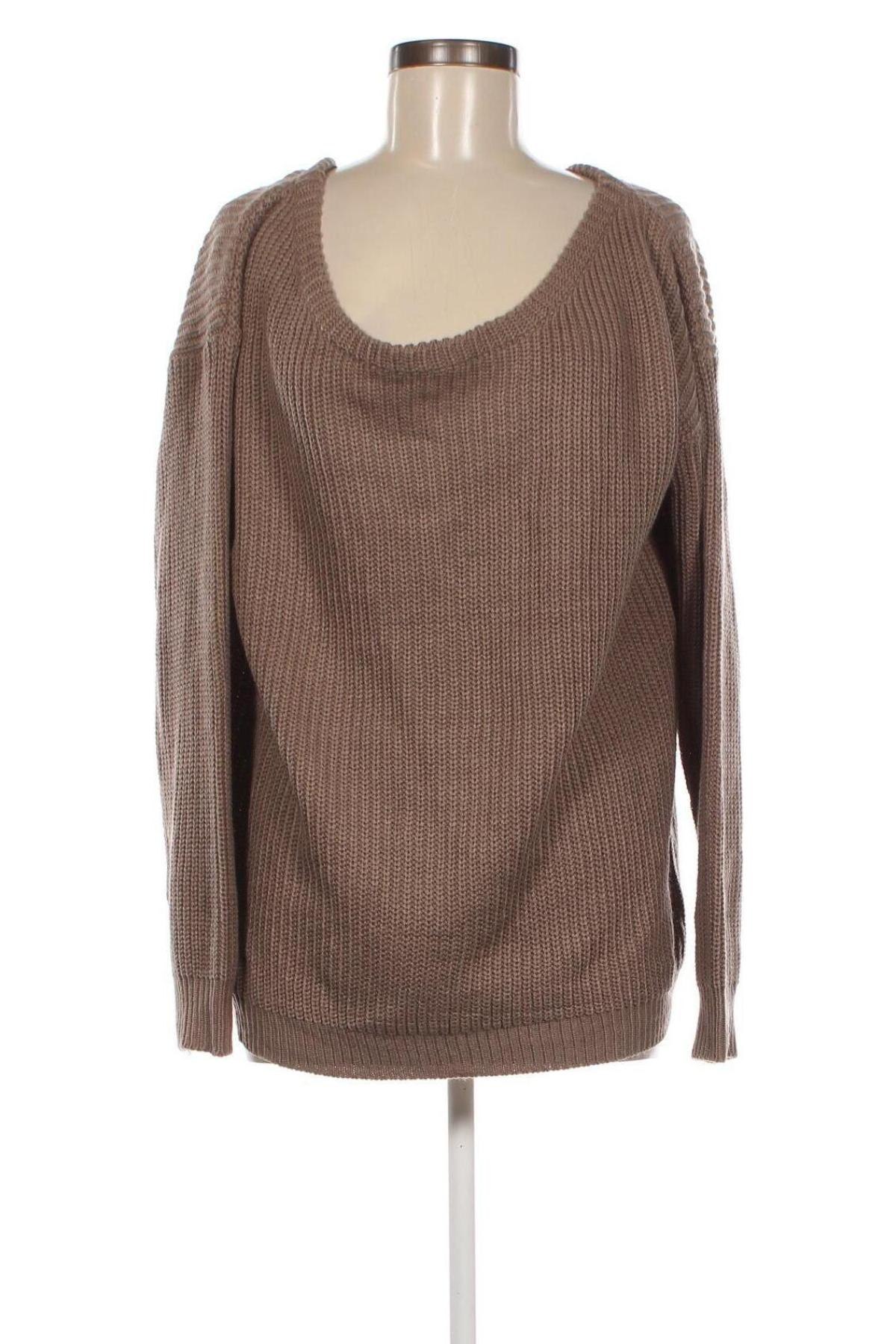Дамски пуловер Missguided, Размер M, Цвят Кафяв, Цена 5,22 лв.