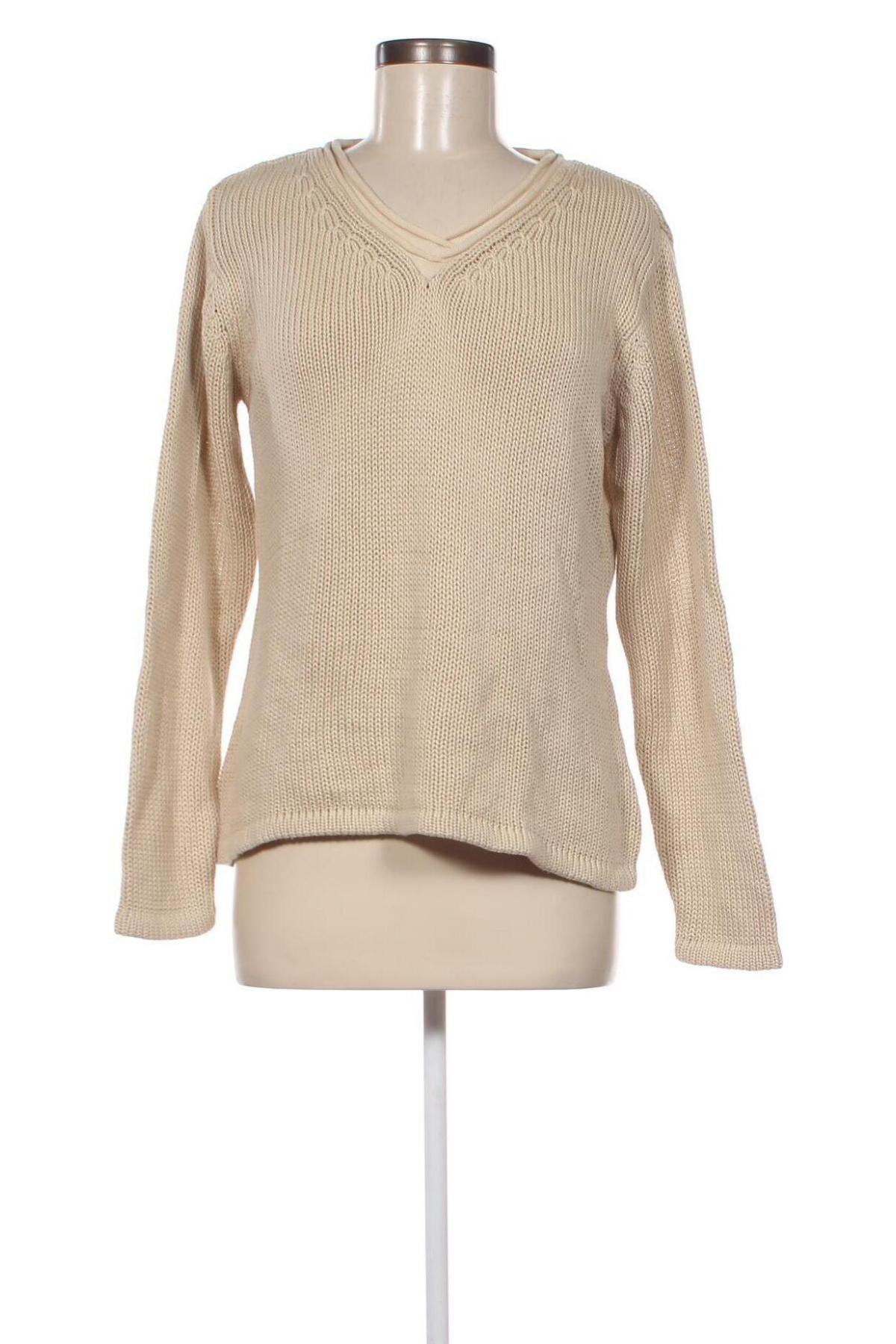 Дамски пуловер Women's Selection, Размер M, Цвят Бежов, Цена 5,44 лв.