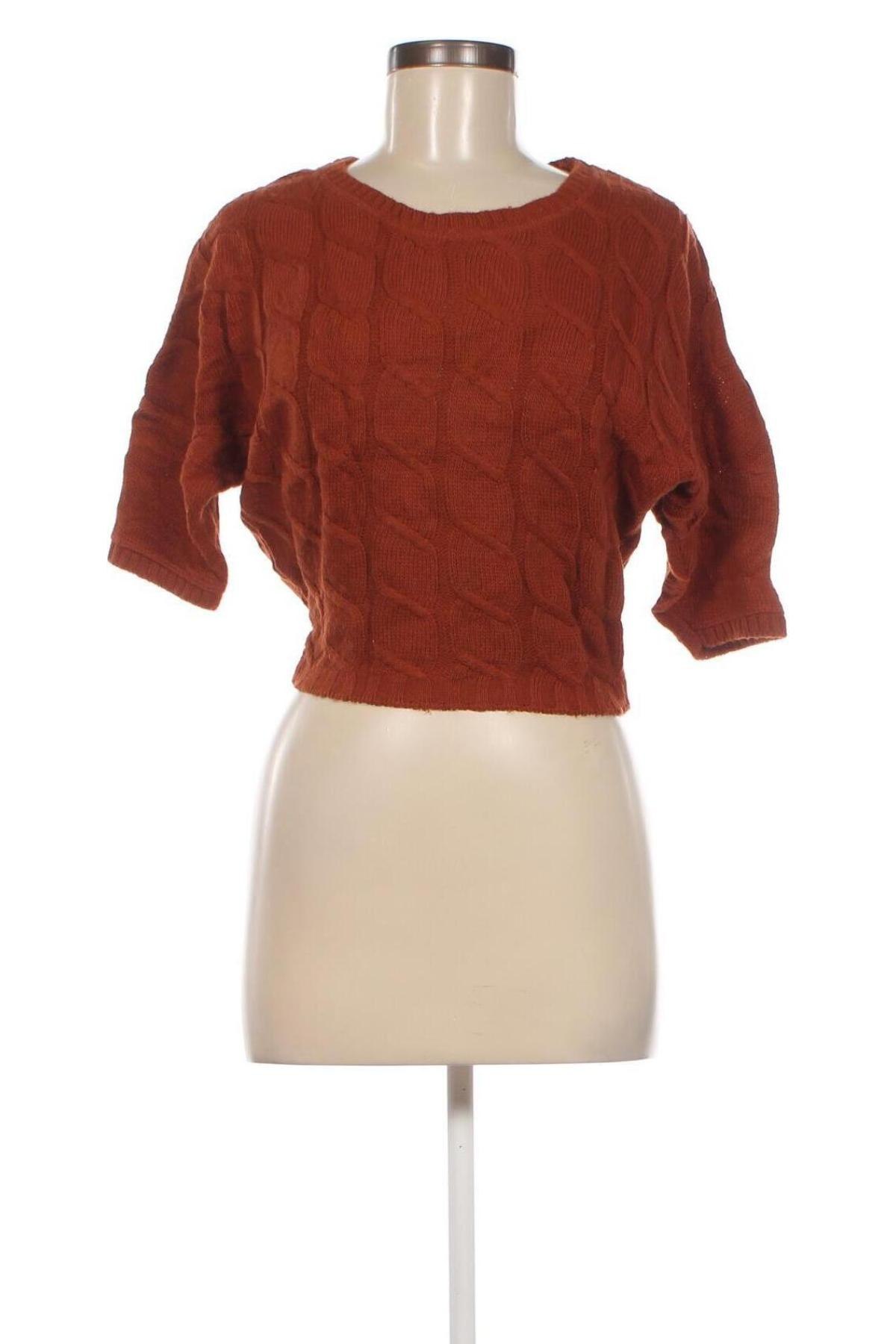 Γυναικείο πουλόβερ Zara Trafaluc, Μέγεθος S, Χρώμα Καφέ, Τιμή 3,09 €