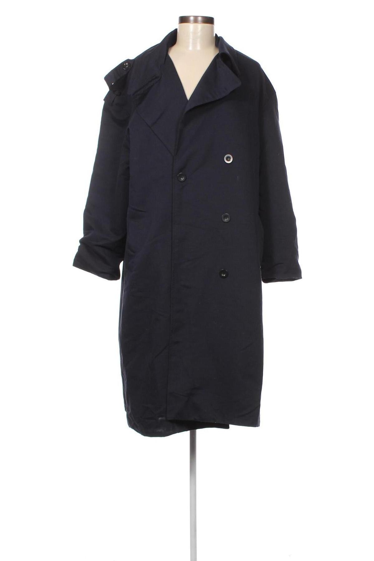 Damen Trench Coat Trendyol, Größe L, Farbe Blau, Preis € 10,44