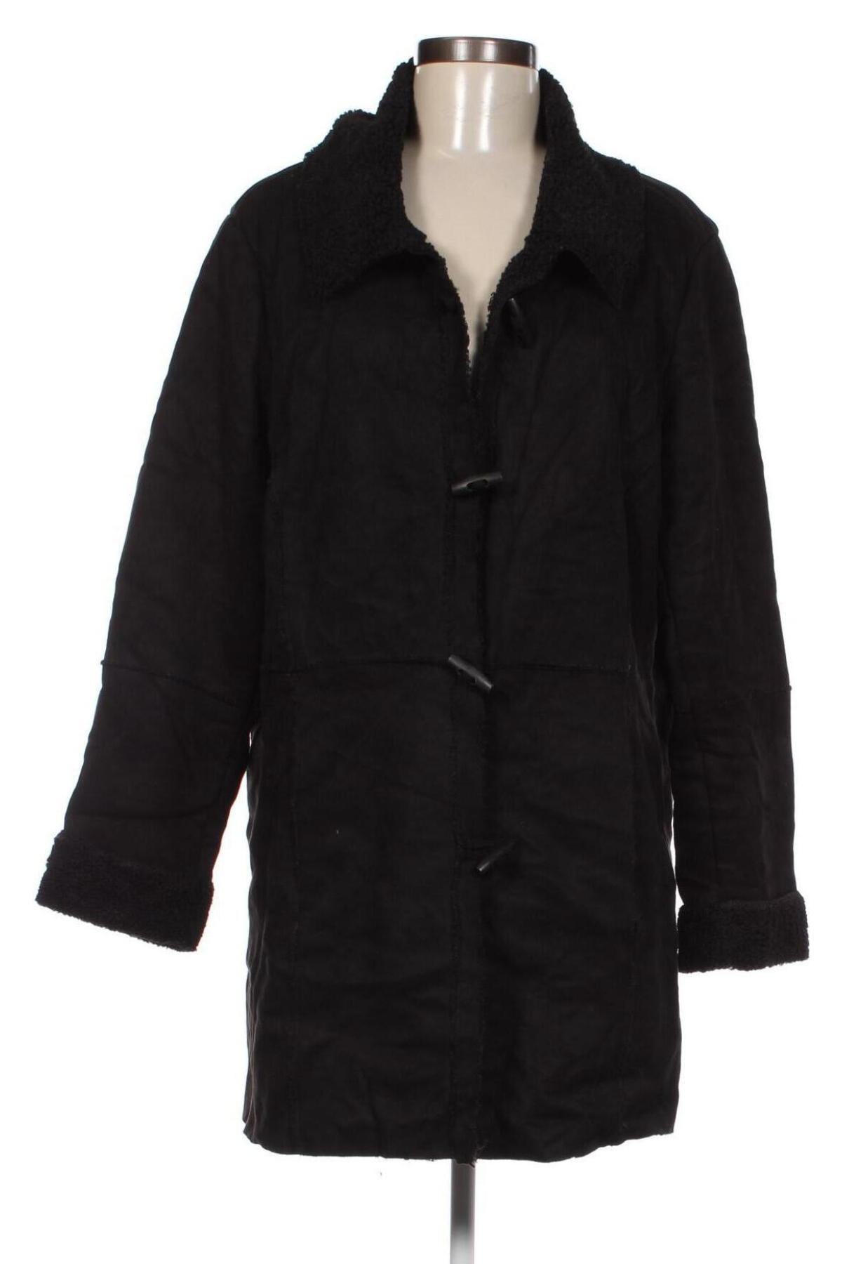 Дамско палто Blue Motion, Размер L, Цвят Черен, Цена 10,70 лв.