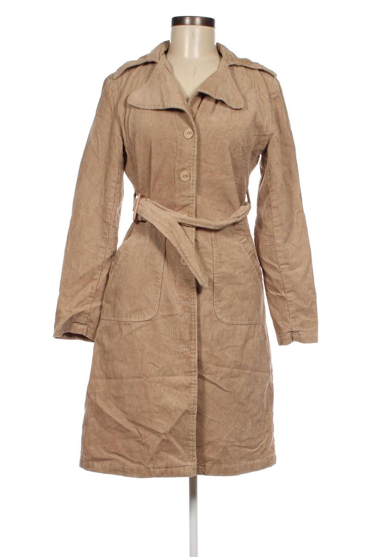 Дамско палто Euroad, Размер S, Цвят Бежов, Цена 13,20 лв.