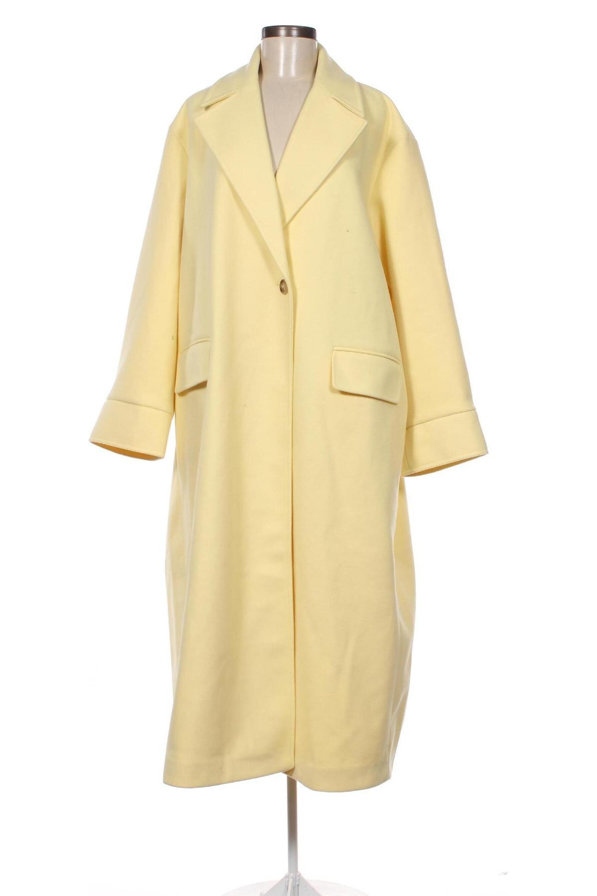 Damenmantel Gina Tricot, Größe XL, Farbe Gelb, Preis € 23,04