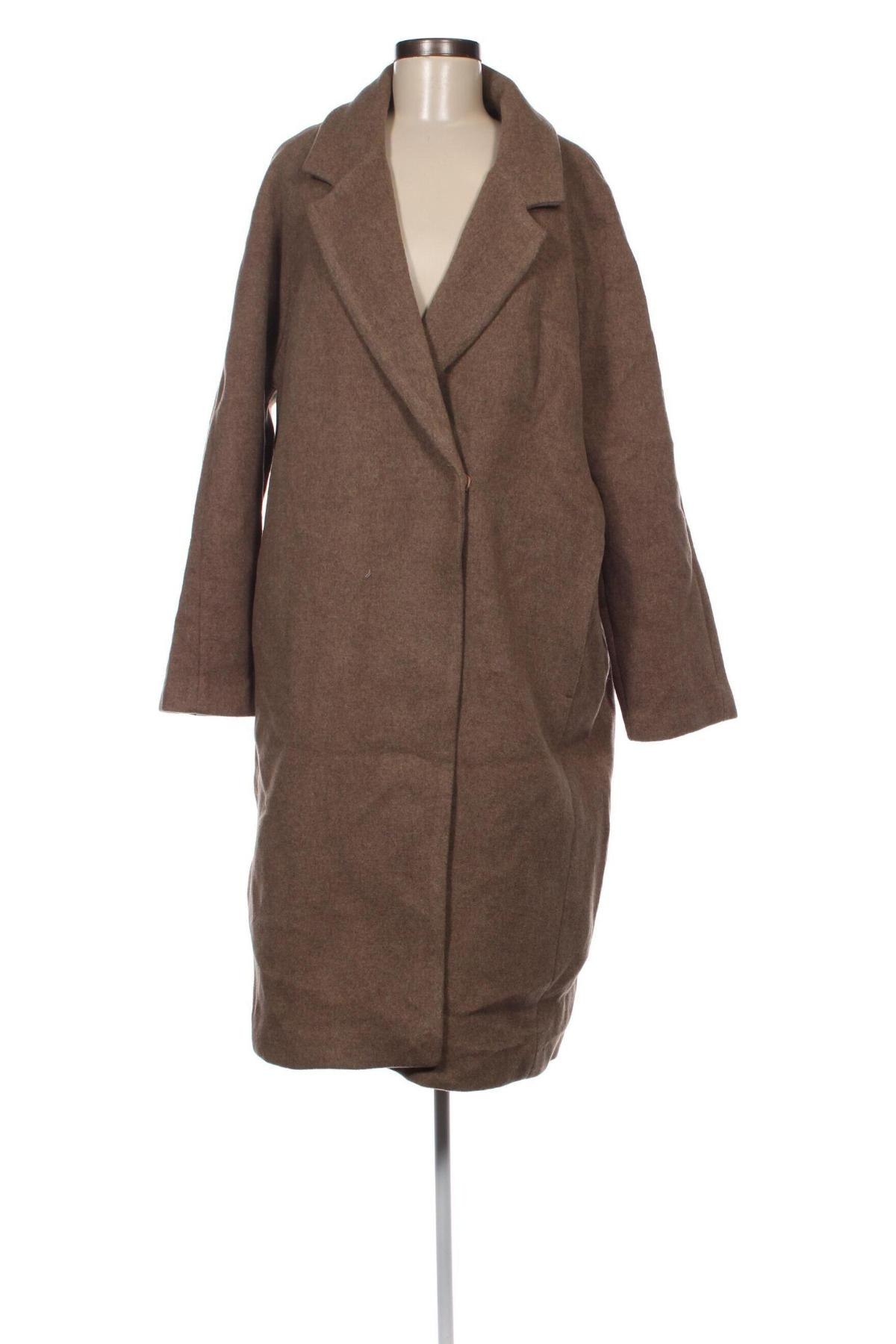 Γυναικείο παλτό H&M, Μέγεθος L, Χρώμα  Μπέζ, Τιμή 66,19 €