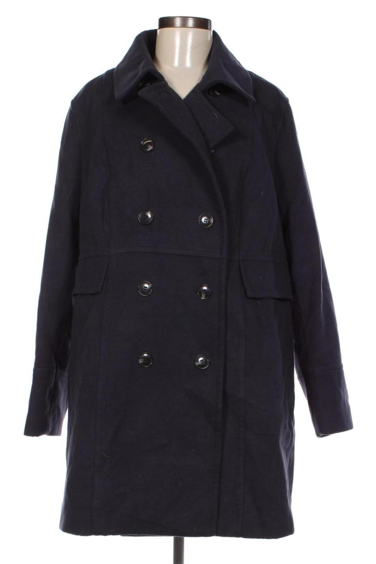 Дамско палто H&M Mama, Размер XL, Цвят Син, Цена 9,63 лв.