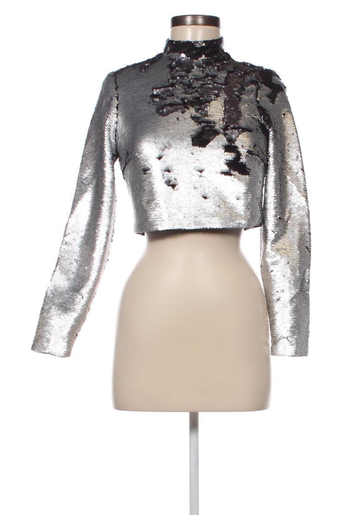 Damenjacke New Look, Größe XS, Farbe Silber, Preis € 33,40