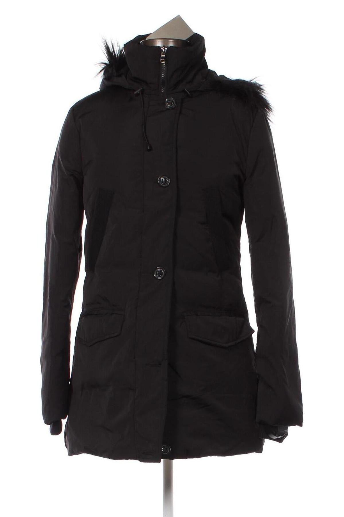 Γυναικείο μπουφάν Springfield, Μέγεθος XL, Χρώμα Μαύρο, Τιμή 48,97 €