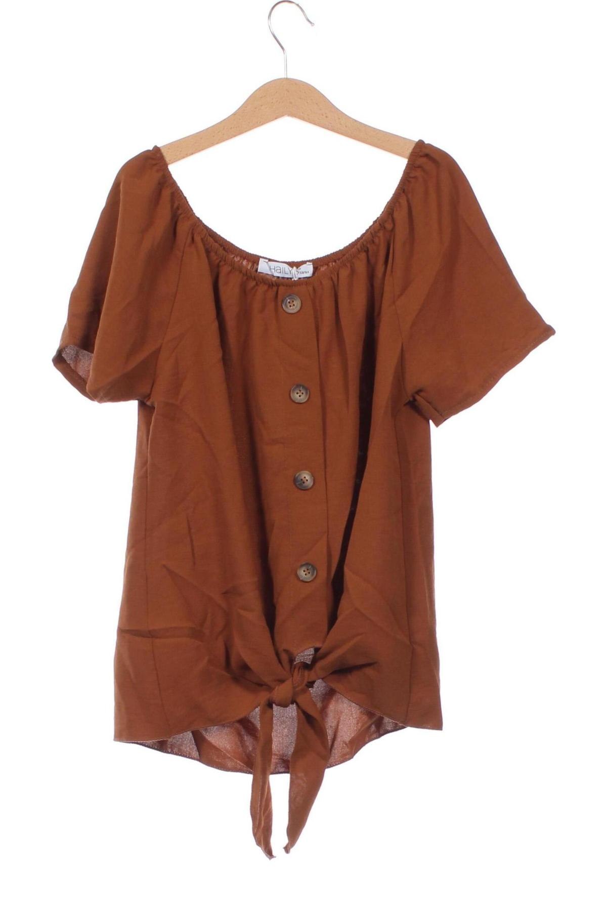 Детска блуза Haily`s, Размер 12-13y/ 158-164 см, Цвят Кафяв, Цена 5,46 лв.