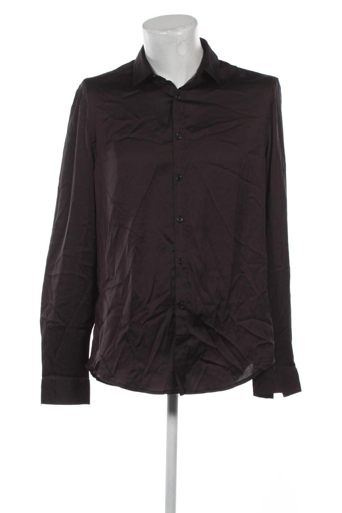 Ανδρικό πουκάμισο ASOS, Μέγεθος L, Χρώμα Μαύρο, Τιμή 65,46 €