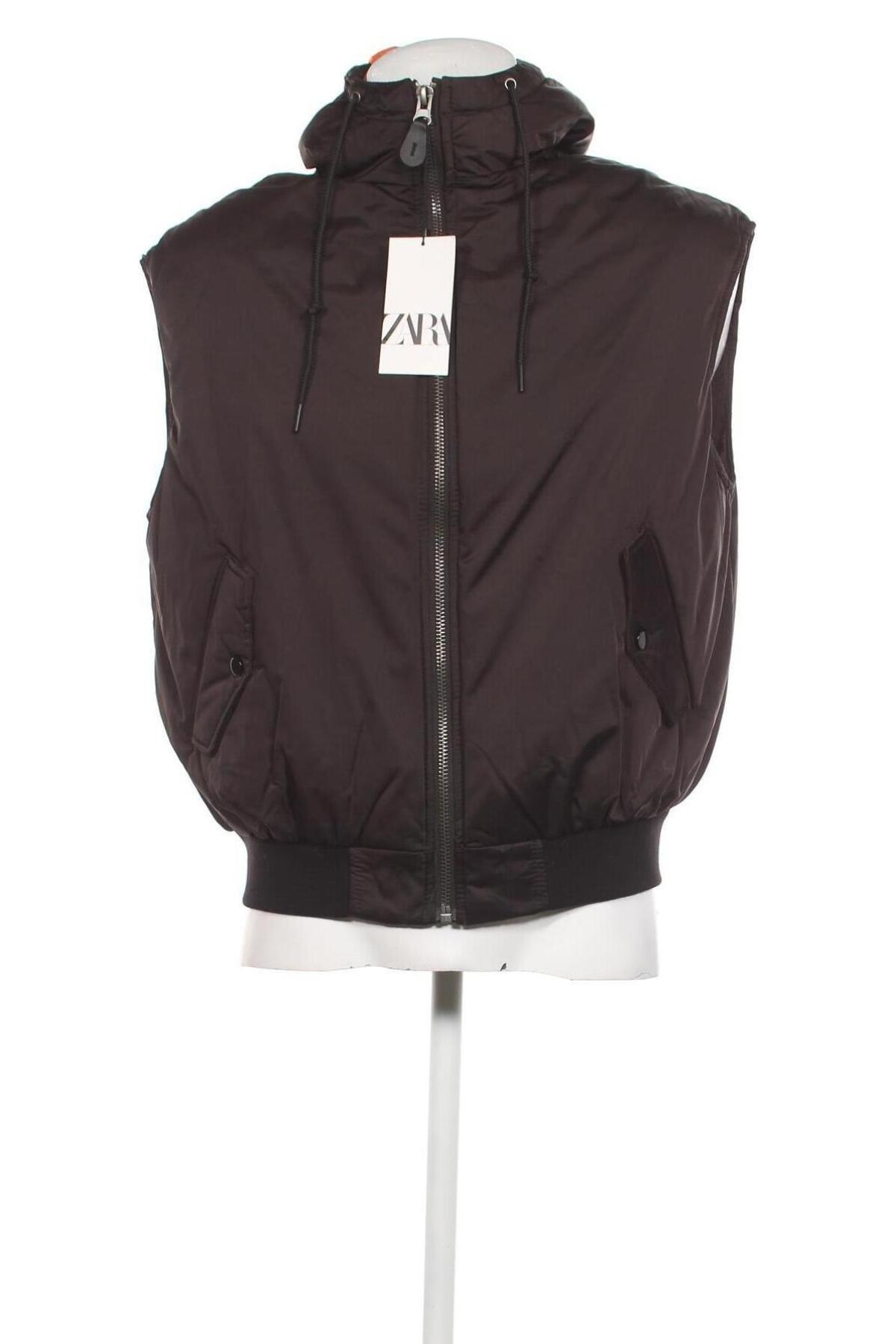 Мъжки елек Zara, Размер XS, Цвят Черен, Цена 14,58 лв.