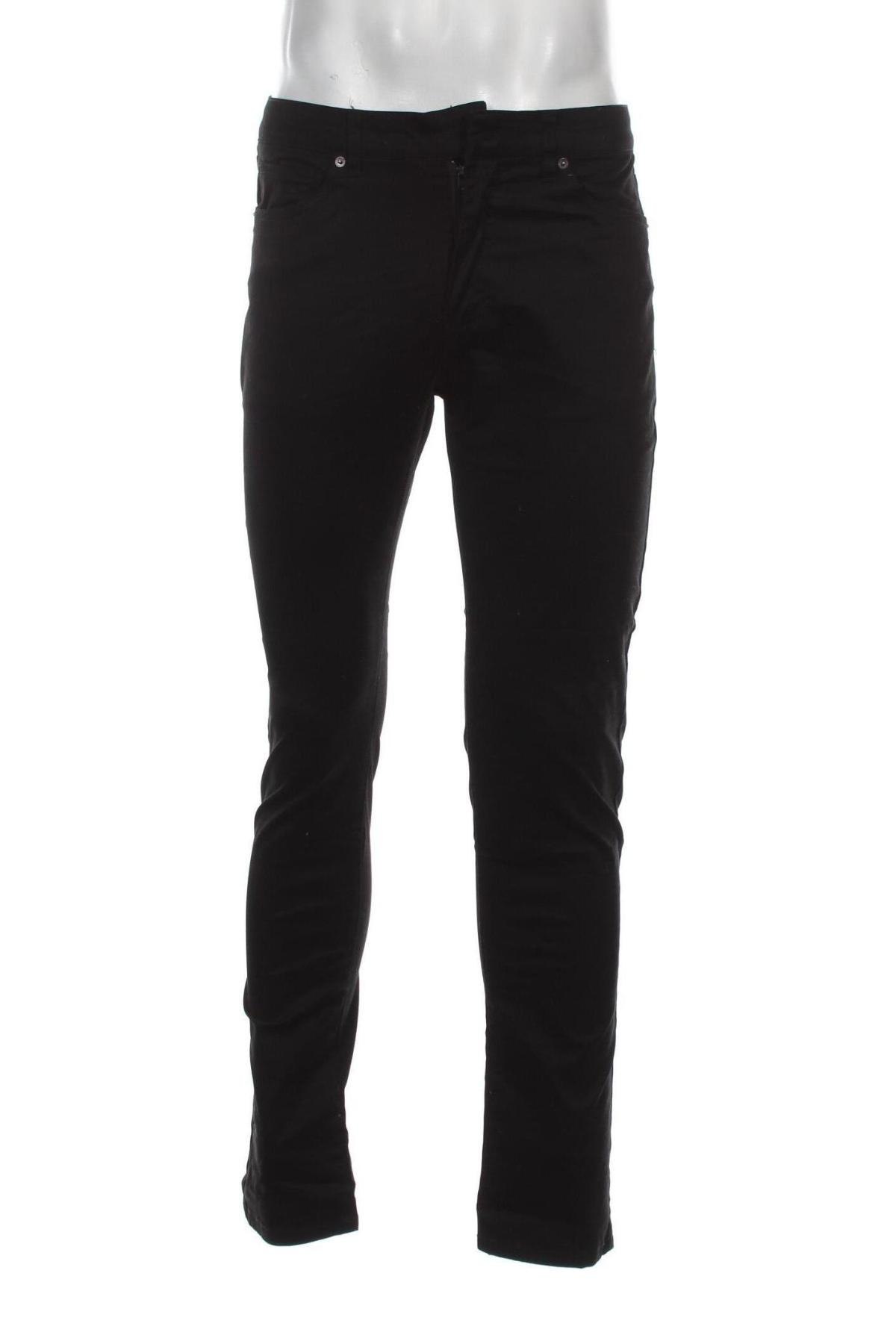 Мъжки панталон Forever 21, Размер M, Цвят Черен, Цена 13,12 лв.