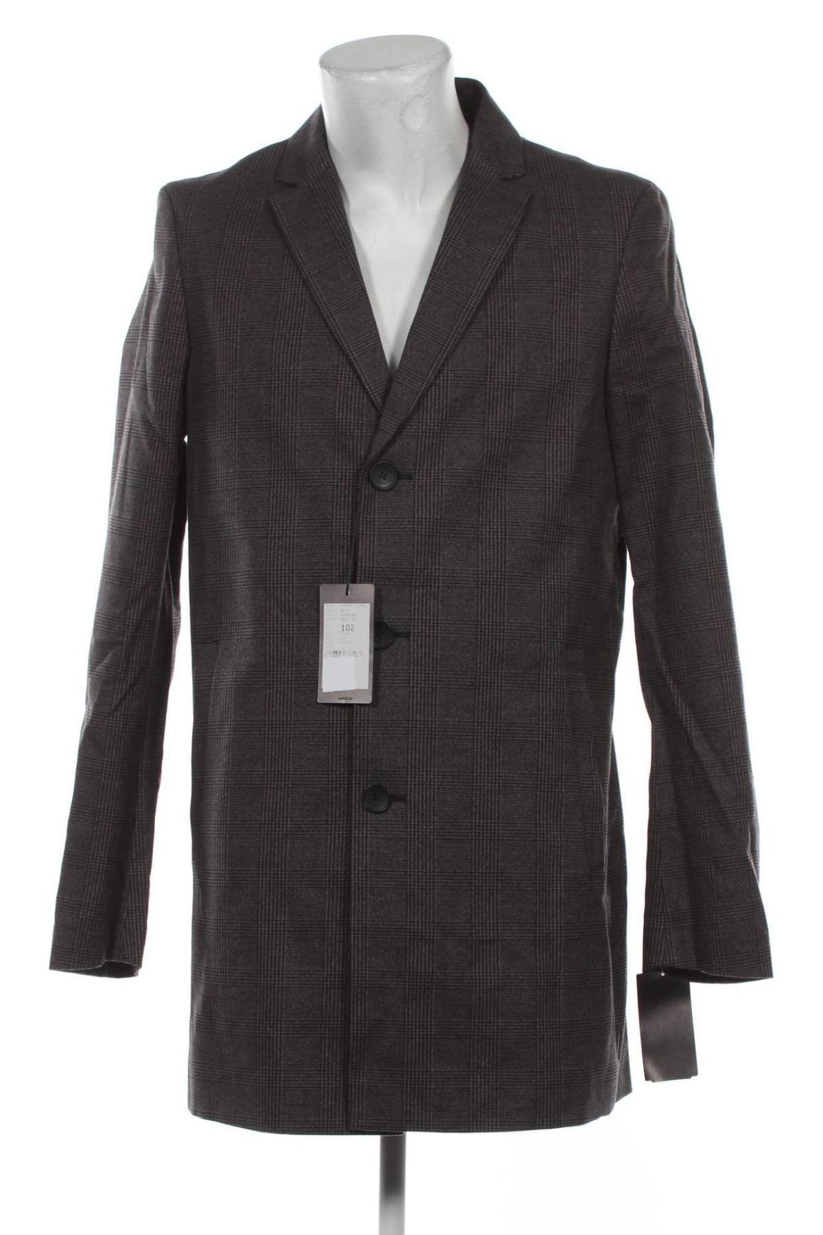 Ανδρικά παλτό Cinque, Μέγεθος L, Χρώμα Γκρί, Τιμή 124,23 €