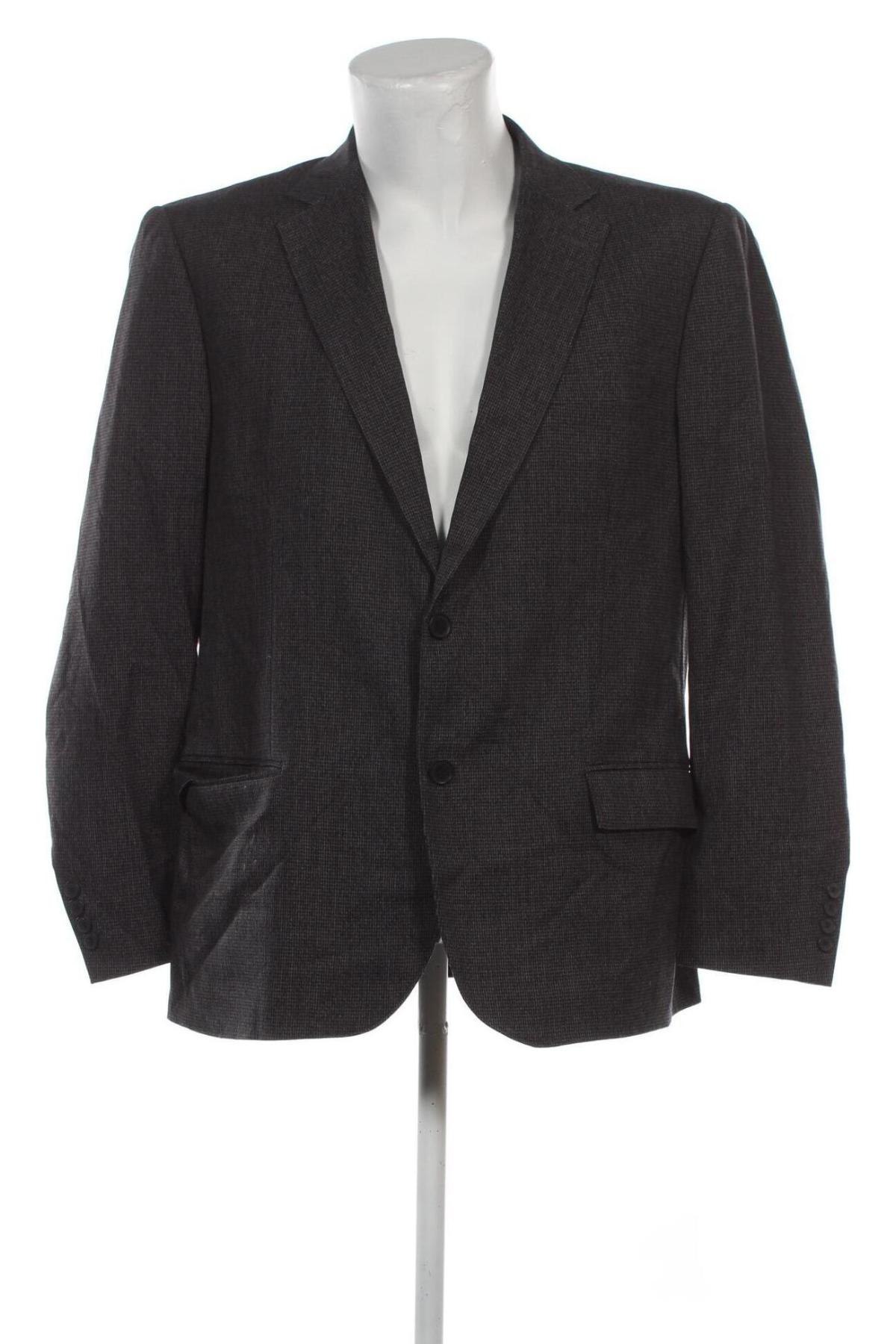 Ανδρικό σακάκι Dressmann, Μέγεθος XL, Χρώμα Γκρί, Τιμή 4,26 €