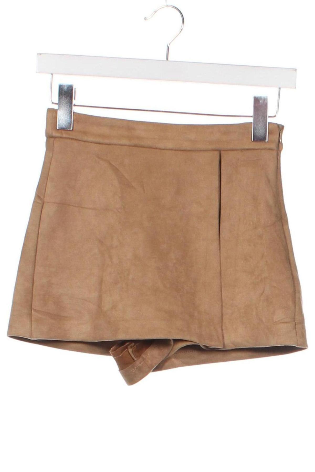 Fustă-pantalon Pull&Bear, Mărime XS, Culoare Maro, Preț 52,46 Lei