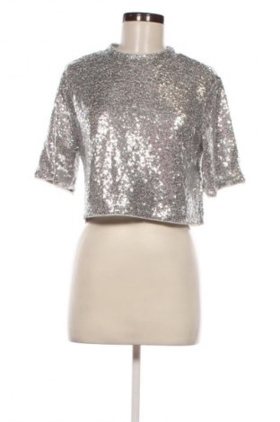 Damen Shirt H&M, Größe S, Farbe Silber, Preis 8,99 €