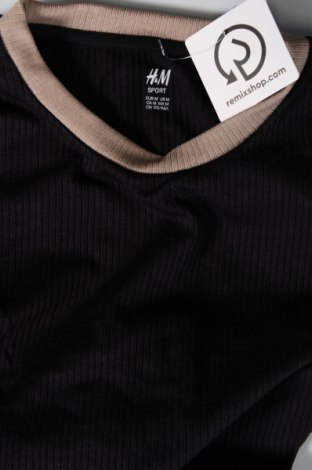 Дамска блуза H&M Sport, Размер M, Цвят Черен, Цена 10,99 лв.